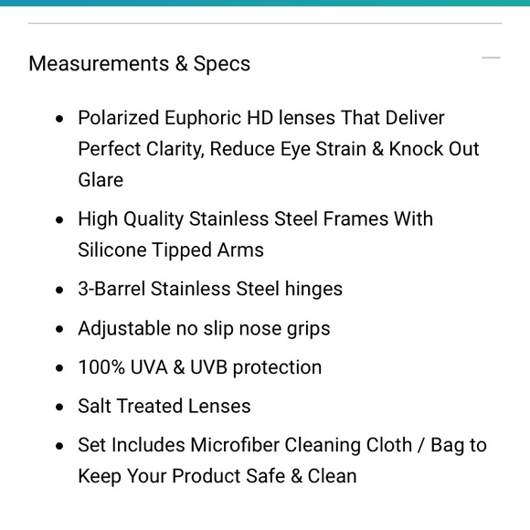 NIB Nectar Boho Sunglasses - Polarized - Picture 6 of 7